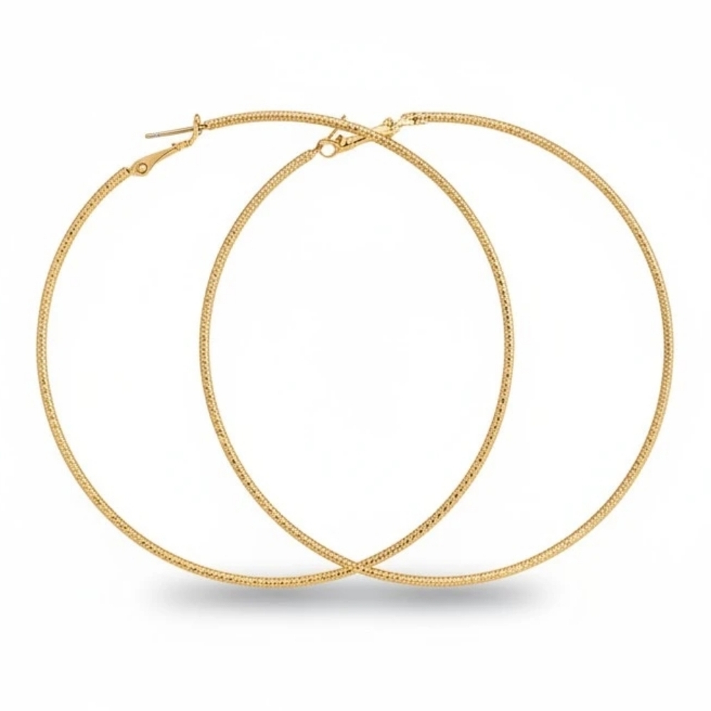 Elegant Gold Hoop Earrings